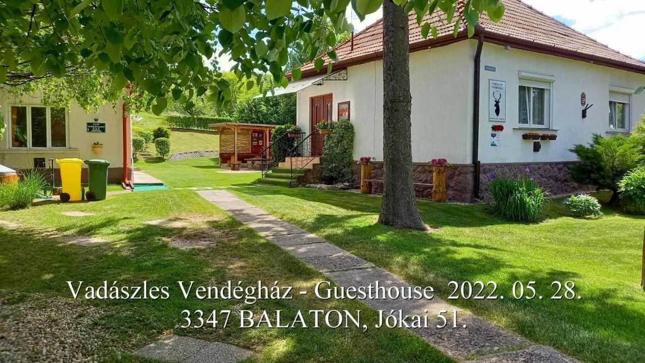 Vadaszles Vendeghaz Bukkszentmarton Exterior photo
